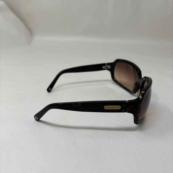 Coach Samantha Tortoise Brown Oversized Sunglasses S425 With Gradient Le… - Picture 8 of 9